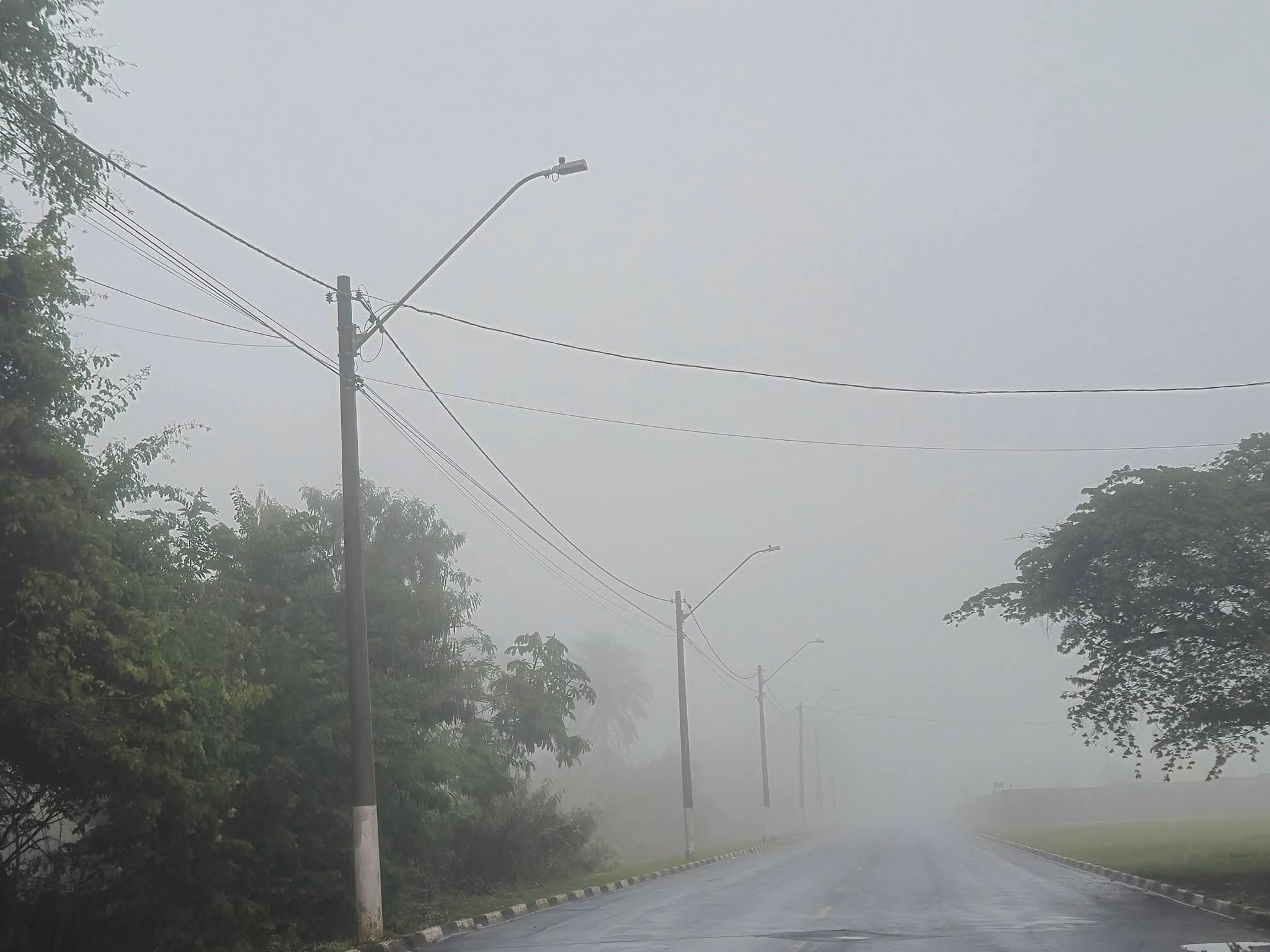 Semana começa com neblina, frio e chuva em Ibaté; temperaturas seguem baixas e tempo instável