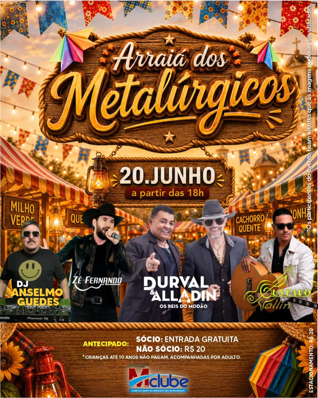 📌 O tradicional Arraiá dos Metalúrgicos acontece neste sábado e promete movimentar São Carlos com uma noite repleta de música, diversão e comidas típicas para toda a família.