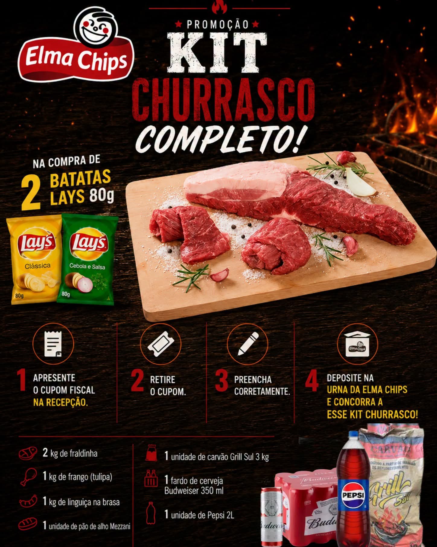 🔥🥩 Supermercados Ruscito lança promoção especial com kit churrasco completo 🍻🔥