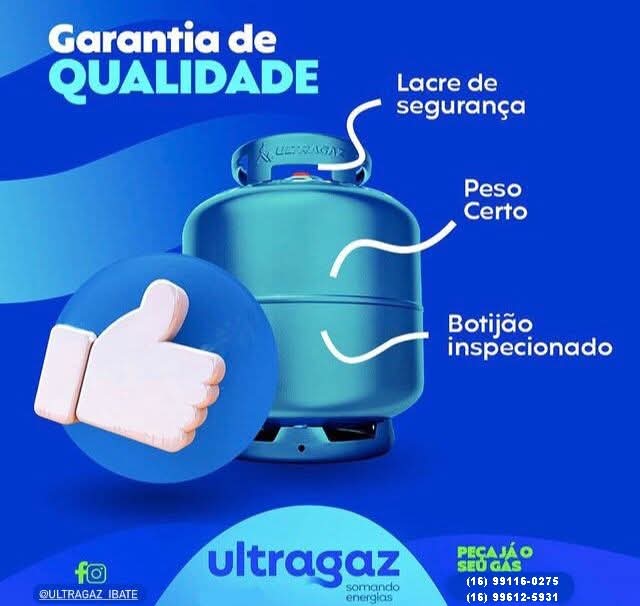 📌 Segundou com praticidade com a Ultragaz RR Gás Ibaté