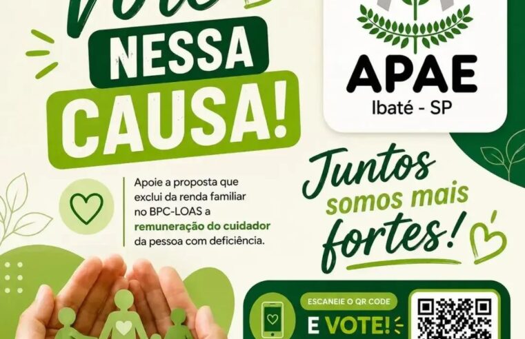 📌 Ibaté se une por uma causa nobre em defesa das pessoas com deficiência