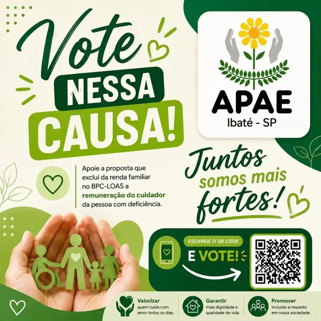 📌 Ibaté se une por uma causa nobre em defesa das pessoas com deficiência