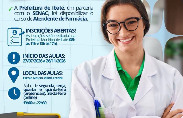 📢 Atenção, Ibaté! Essa pode ser a oportunidade que faltava para investir no seu futuro profissional!