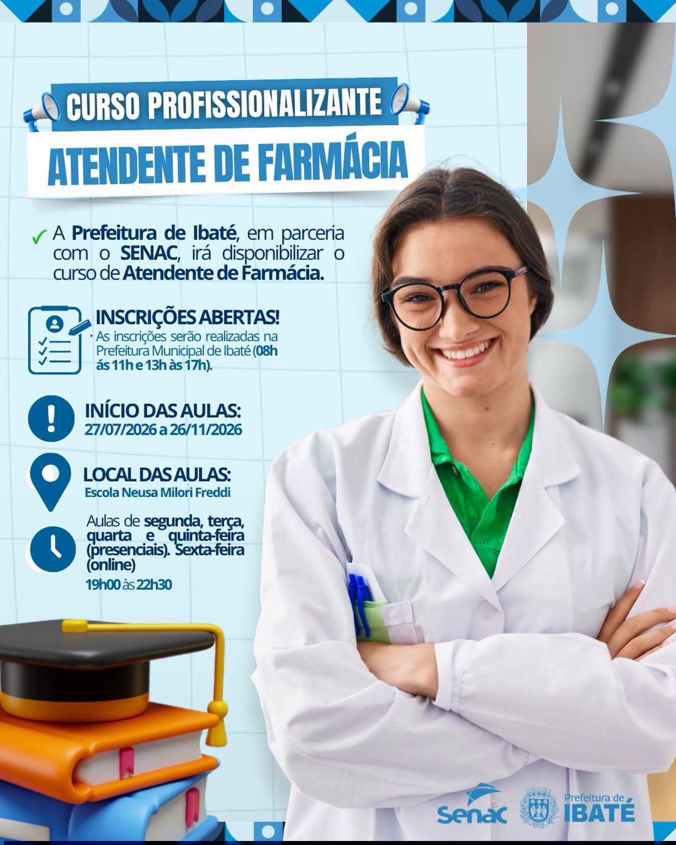 📢 Atenção, Ibaté! Essa pode ser a oportunidade que faltava para investir no seu futuro profissional!