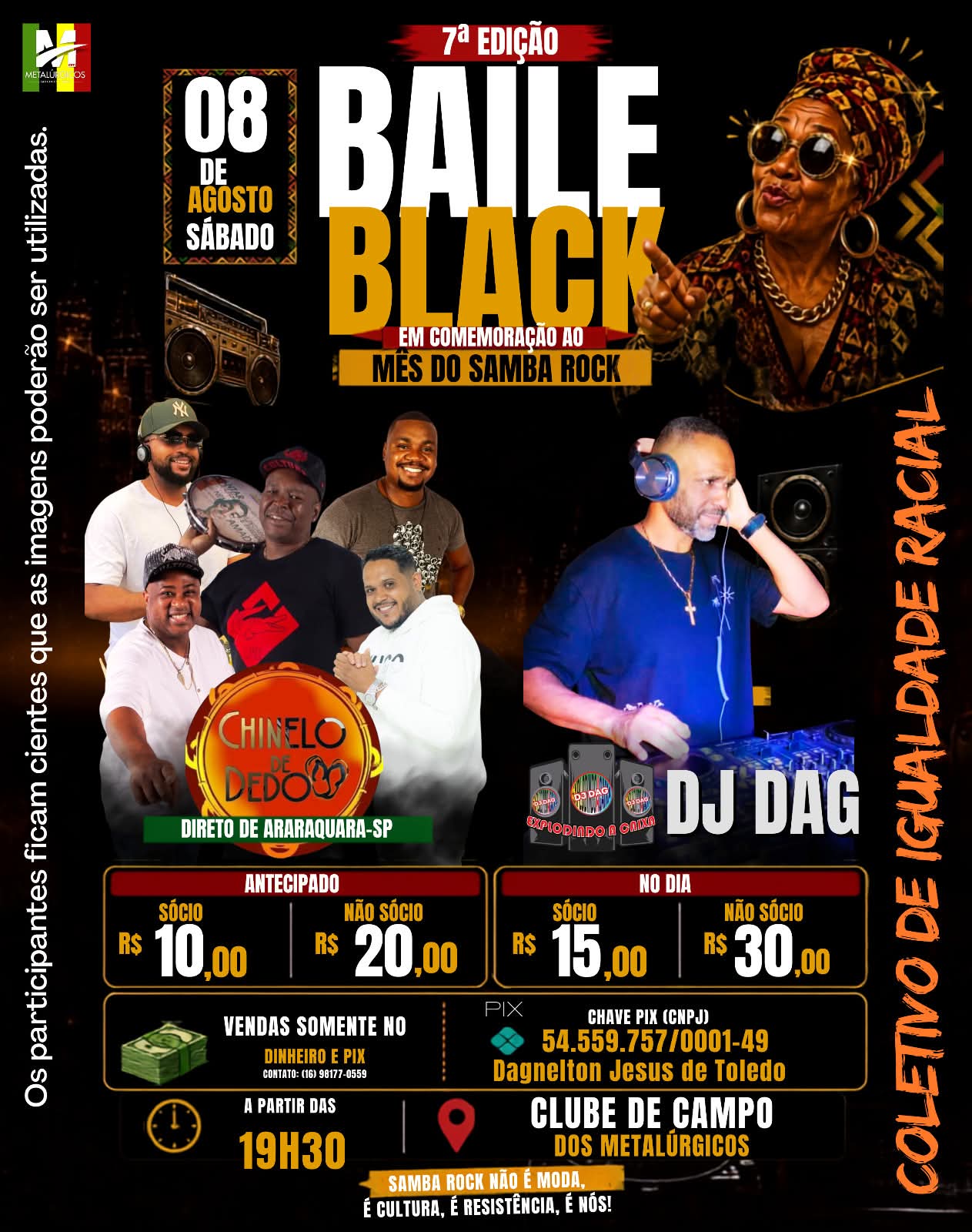 📍Baile Black chega à 7ª edição com muita música, dança e celebração da cultura negra em São Carlos