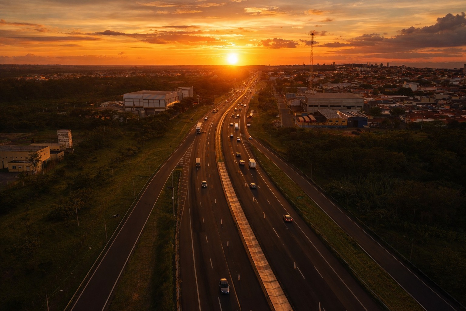 📌 Governador Tarcísio de Freitas entrega primeira fase das obras de terceiras faixas da Washington Luís em São Carlos
