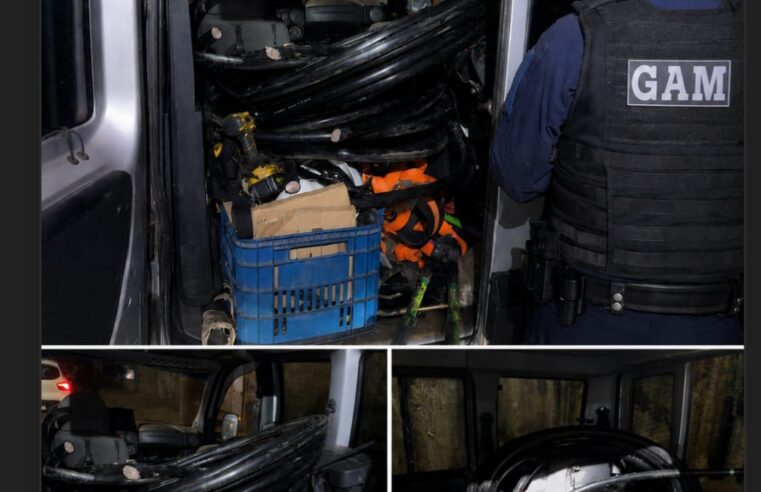 🚨 Guarda Municipal prende dois suspeitos por furto de fiação em São Carlos
