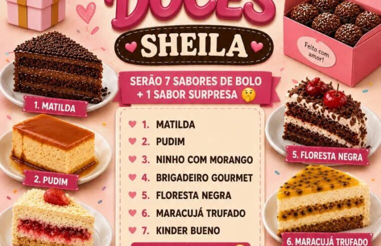 🍰 Ainda dá tempo de garantir uma fatia dessa delícia!