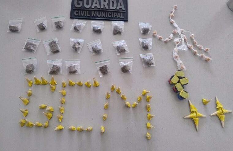 🚨 Ação preventiva da Guarda Municipal resulta na apreensão de drogas no Jardim Cruzado