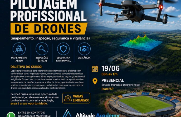 🚨 ATENÇÃO, IBATÉ! A contagem regressiva começou! 🚁⏳