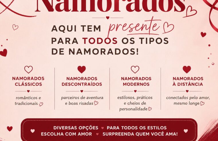 🎁 Presente exclusivo, útil e cheio de personalidade!