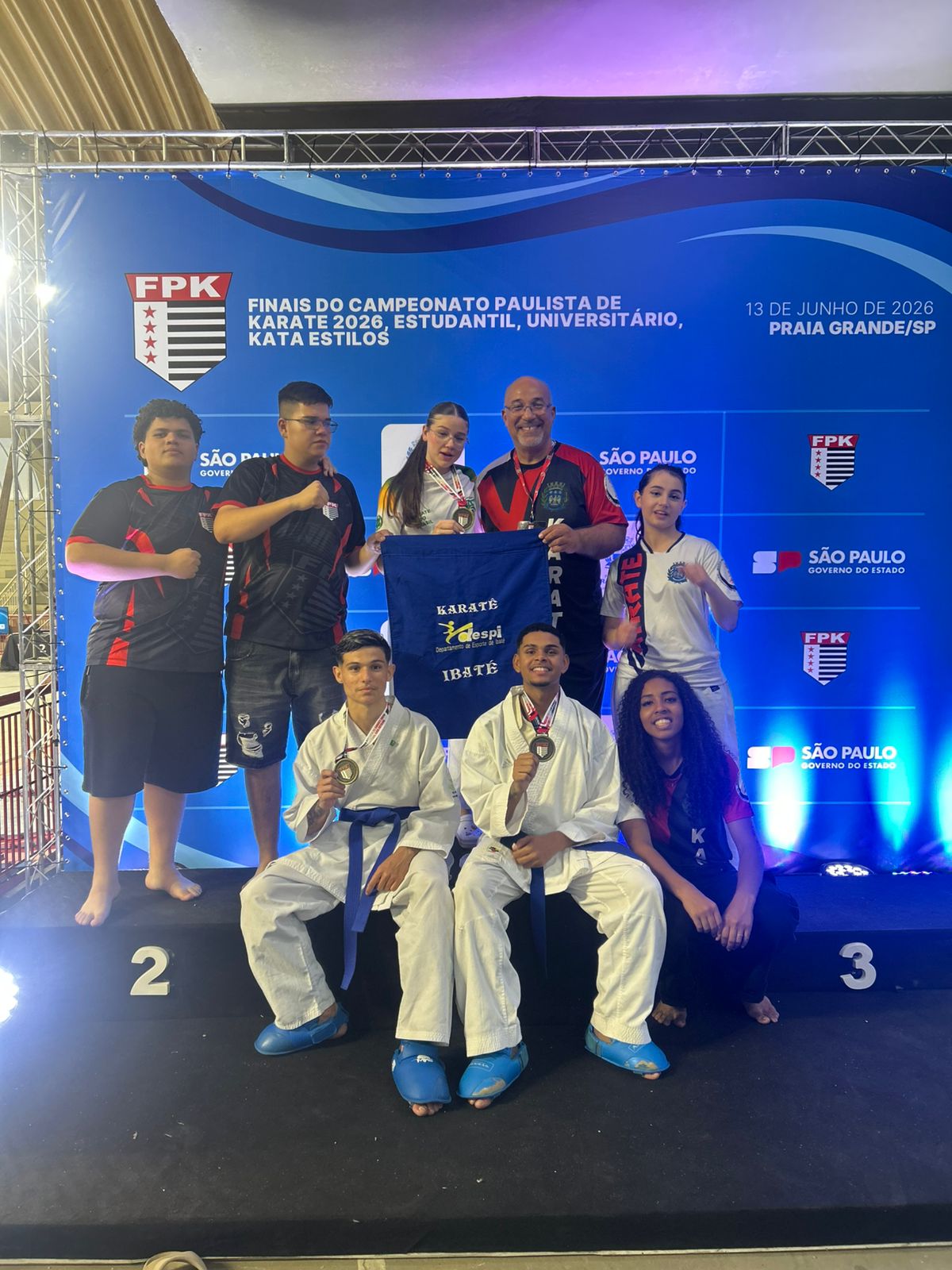 📌 Karatê de Ibaté conquista três medalhas no Paulista Estudantil e garante vagas para o Brasileiro