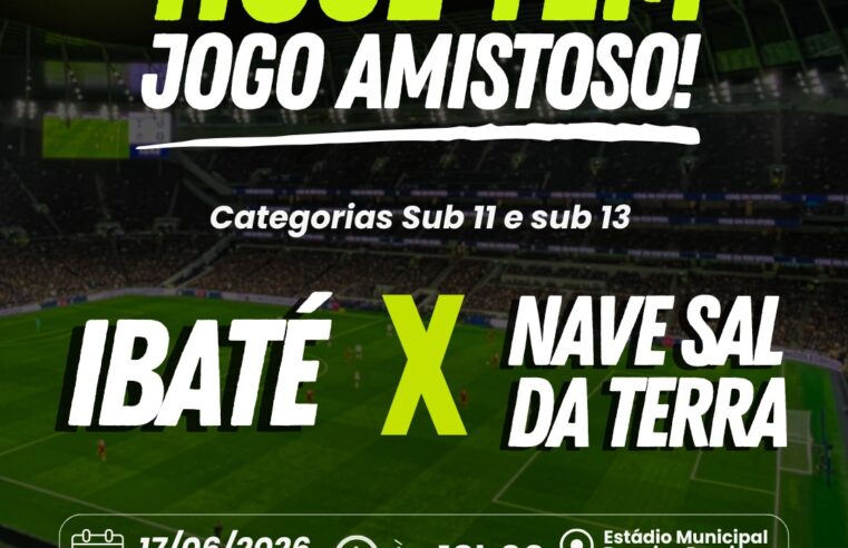 ⚽ Hoje é dia de futebol em Ibaté! ⚽