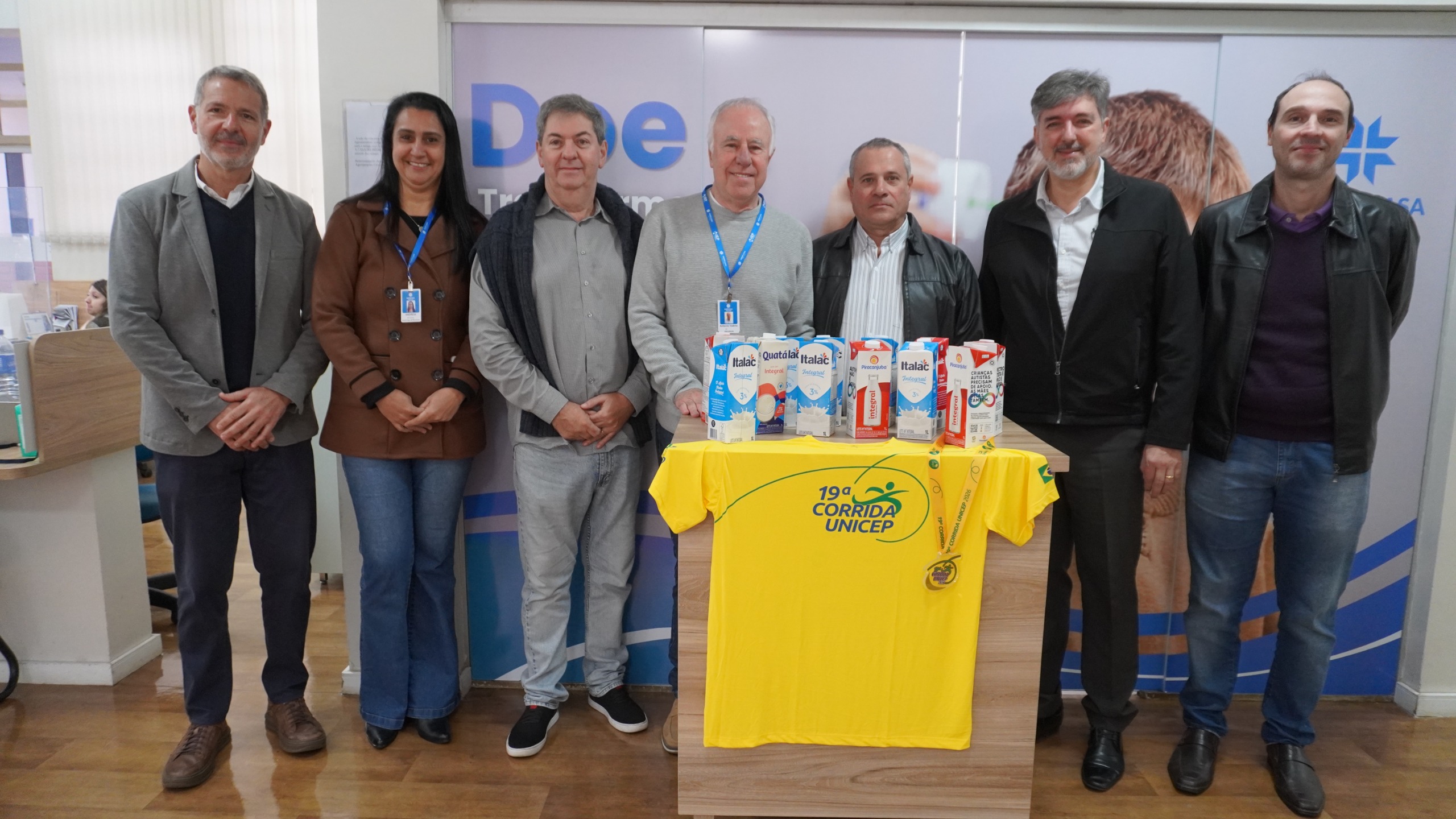 📌UNICEP entrega mil caixas de leite arrecadadas na 19ª Corrida à Santa Casa de São Carlos