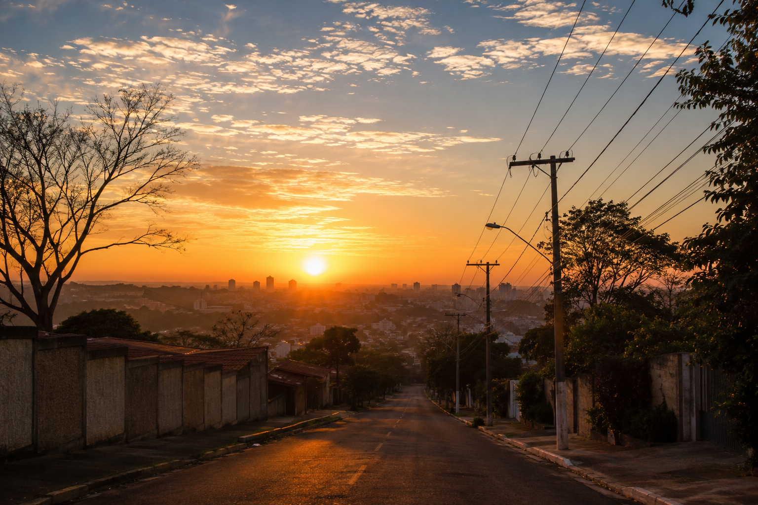 📌 Semana começa com tempo firme e manhãs frias na região