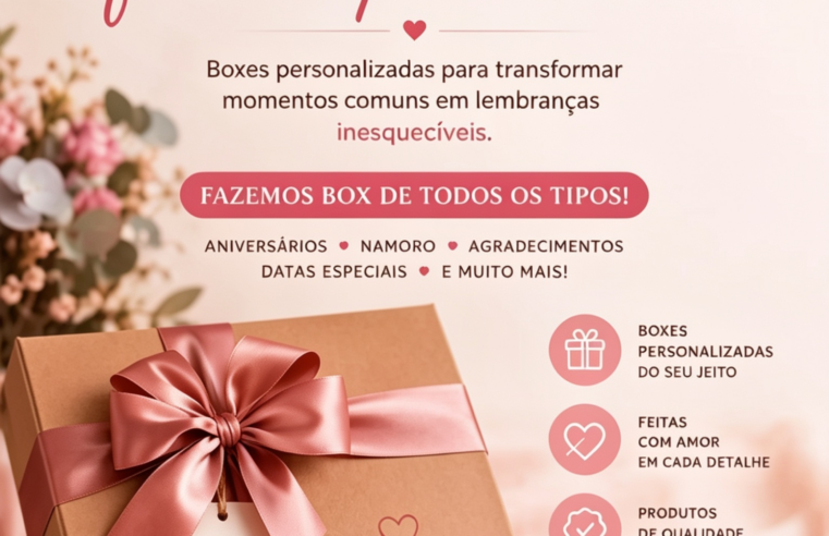 ❤️🎁 O Dia dos Namorados está chegando, e a Amor & Afeto – Boxes e Cafés já está preparando presentes especiais para transformar essa data em uma lembrança inesquecível!