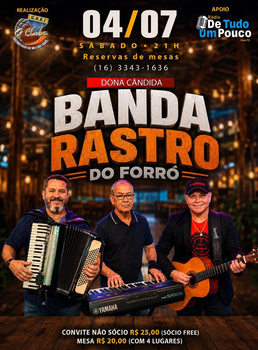 🎶🪗 O G.R.E.I. Clube de Ibaté prepara uma noite especial para os amantes do forró! 💃🕺