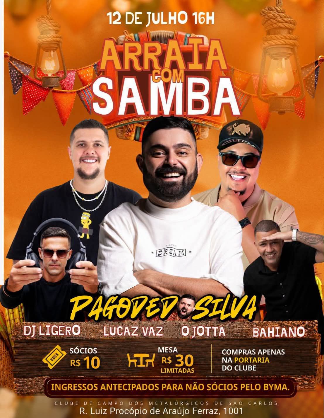 🌽🎶 ARRAIÁ COM SAMBA 🪗🥁