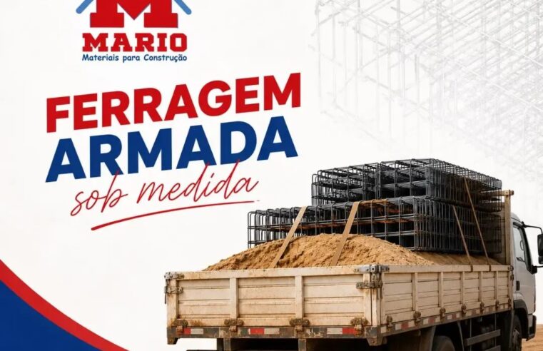 🔩🏗️ SÓ NO MÁRIO MATERIAIS DE CONSTRUÇÃO VOCÊ ENCONTRA FERRAGENS ARMADAS SOB MEDIDA PARA SUA OBRA!