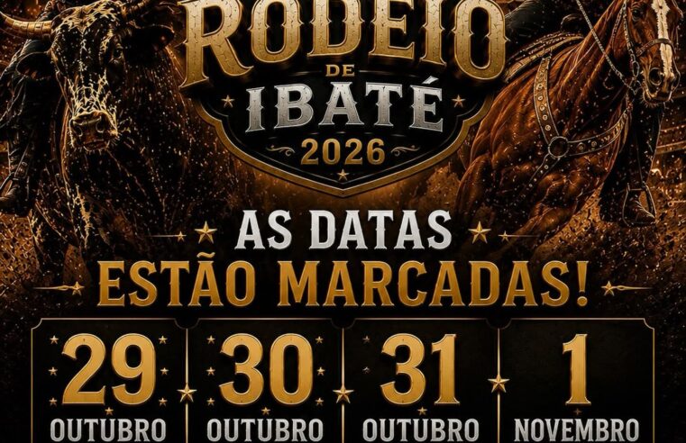 🤠 AGORA É OFICIAL! EXPO RODEIO DE IBATÉ 2026 JÁ TEM DATA MARCADA E PROMETE UMA EDIÇÃO HISTÓRICA