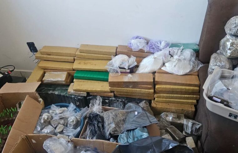 🚨 PM estoura “casa bomba” e apreende cerca de 249 kg de drogas em Araraquara