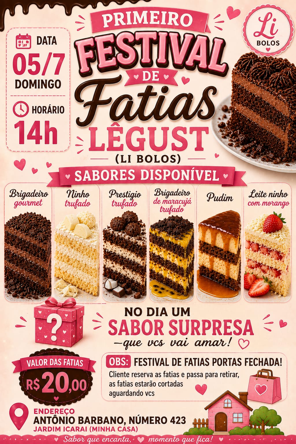 🍰 Ibaté terá um evento especial para os apaixonados por bolo!