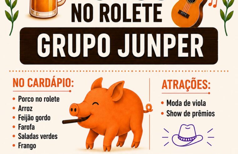 🐖🍻 Vem aí um domingo de muita comida boa, música e diversão!