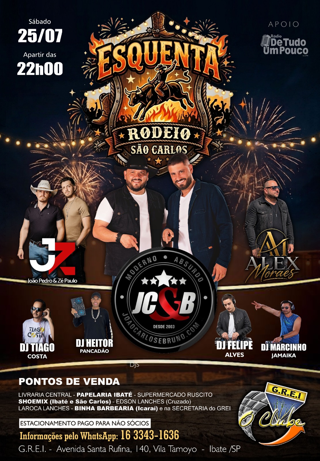 🤠🔥 Atenção, Ibaté! O esquenta mais esperado do ano está chegando ao GREI!