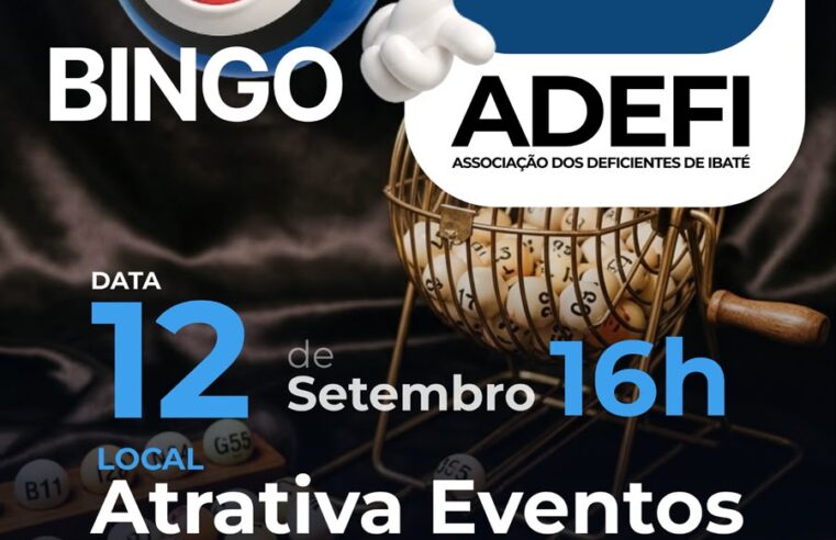 🎱✨ ADEFI PROMOVE GRANDE BINGO BENEFICENTE COM PRÊMIOS E MUITA DIVERSÃO EM IBATÉ