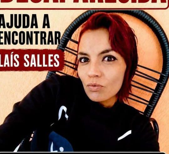 🚨 DESAPARECIDA: FAMÍLIA PEDE AJUDA URGENTE PARA ENCONTRAR LAÍS SALLES 🚨