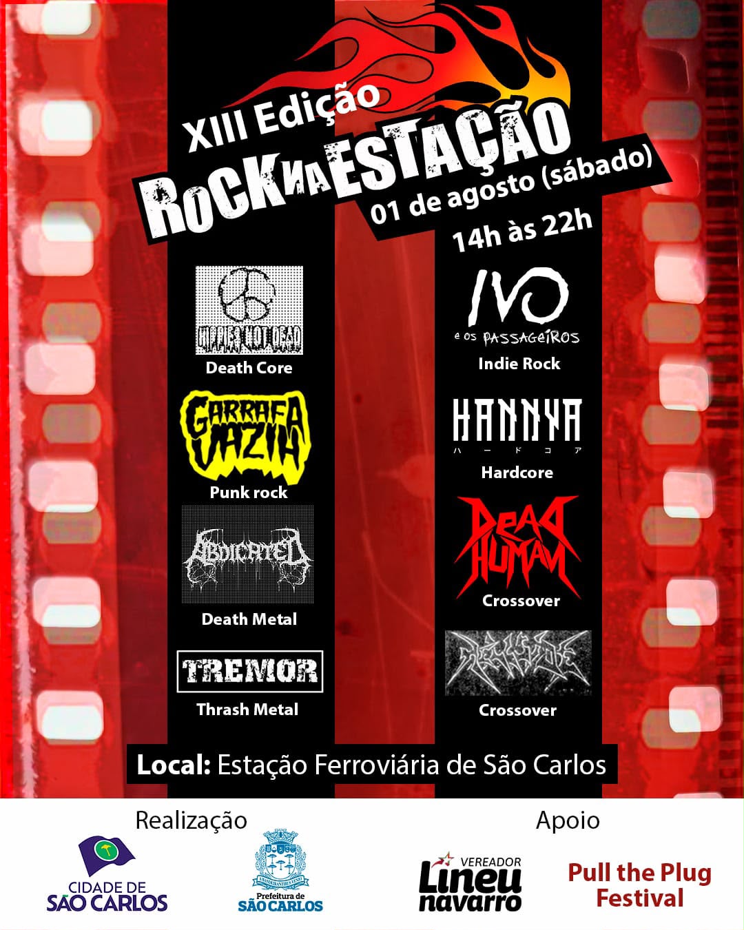 🎸 O ROCK VAI TOMAR CONTA DA ESTAÇÃO FERROVIÁRIA DE SÃO CARLOS!