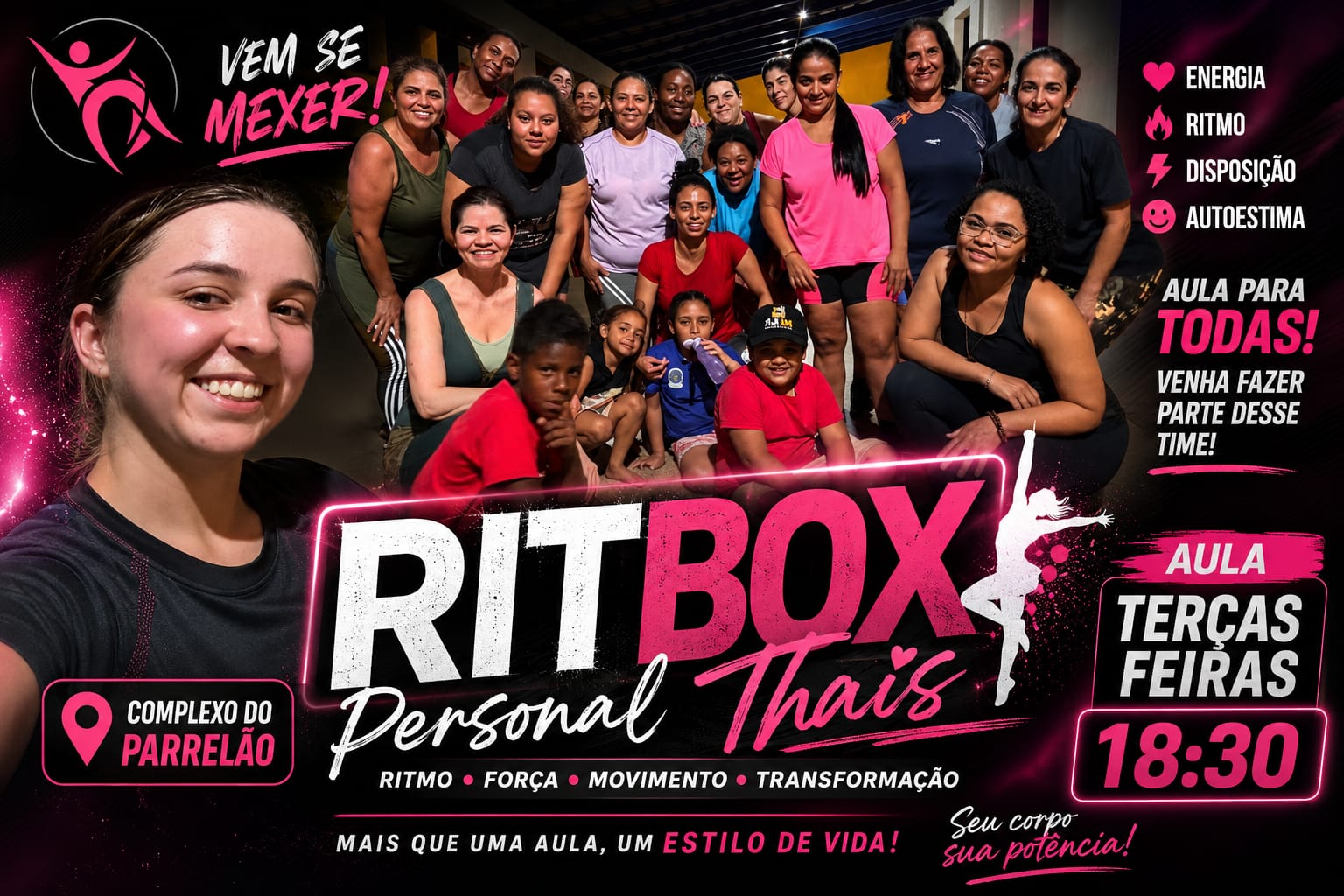 🥊💗 Movimento, energia e qualidade de vida!