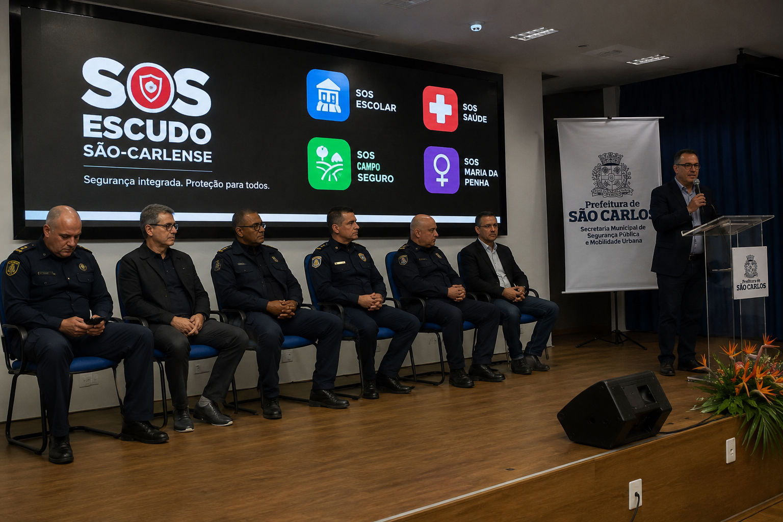 📱 São Carlos lança plataforma integrada de segurança com acionamento de emergência em tempo real