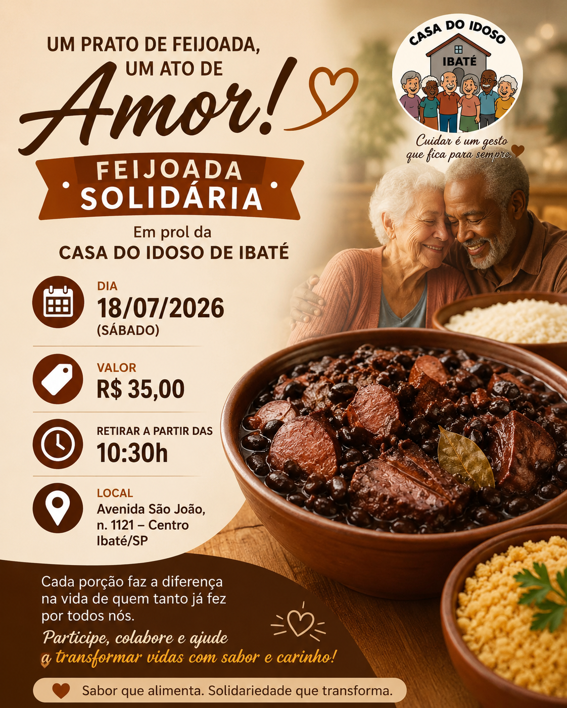 ❤️ Um gesto de solidariedade que aquece o coração e transforma vidas.