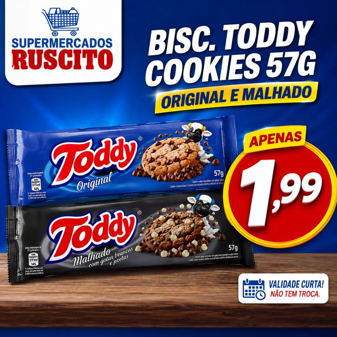 🍪 Oferta imperdível no Supermercados Ruscito!