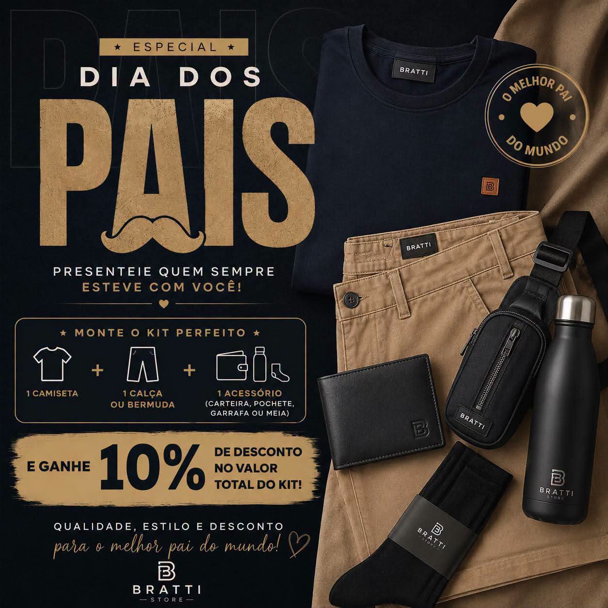 🚨 Você não pode perder! O Dia dos Pais está chegando! 🎁💙