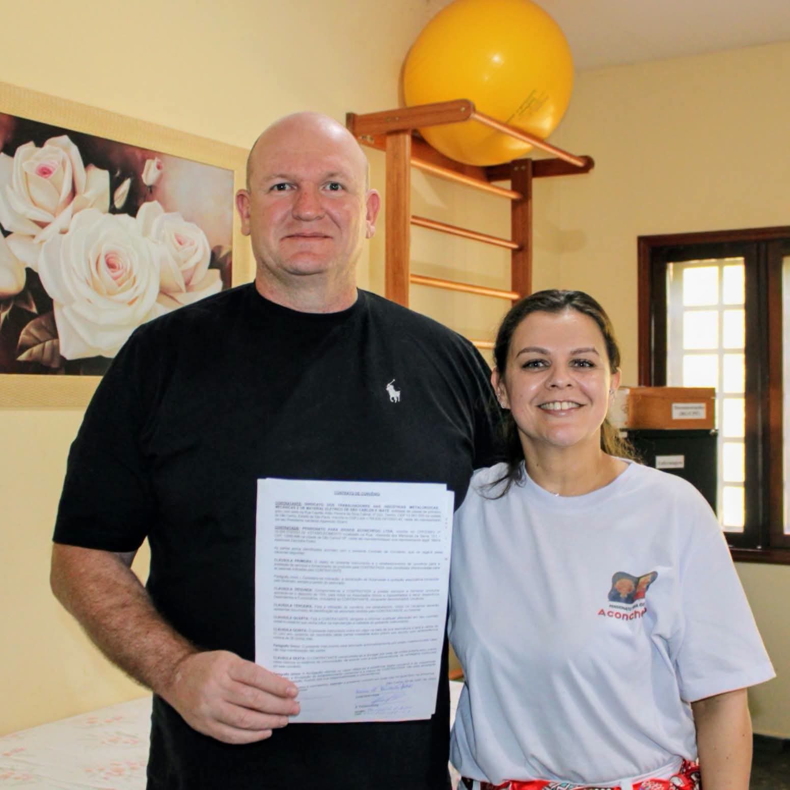 Sindicato dos Metalúrgicos firma parceria com Lar para Idosos Aconchego! 🤝❤️