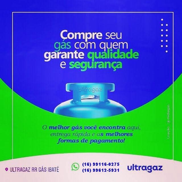 🔥 Precisou de gás ou água? Conte com a RR Gás Ibaté, referência em qualidade e atendimento!
