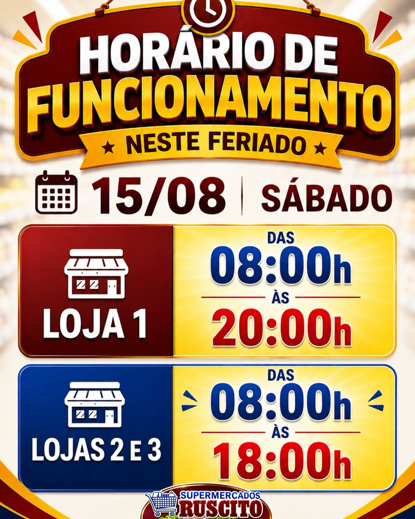 ⚠️ ATENÇÃO, CLIENTES RUSCITO!