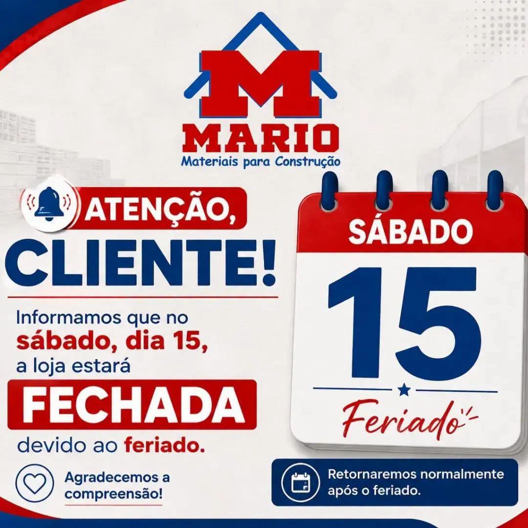 📢 ATENÇÃO, CLIENTES!