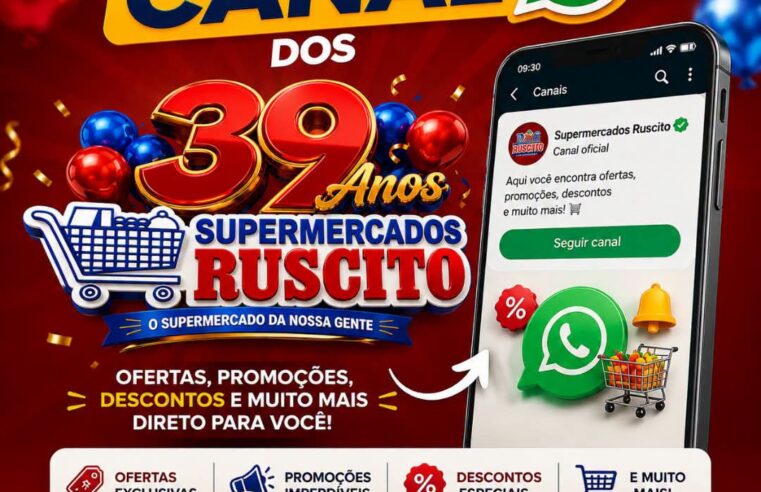 🛒💙❤️ ATENÇÃO, CLIENTES DO RUSCITO! TEM NOVIDADE NA ÁREA! 📲🔥