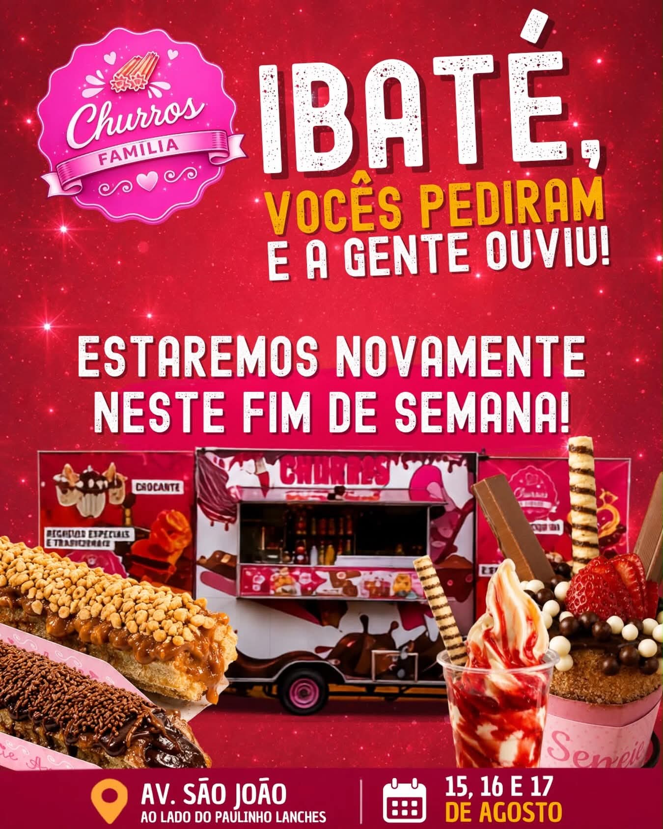 🔥 IBATÉ E REGIÃO, PREPAREM-SE PARA UMA EXPLOSÃO DE SABOR! 🍦