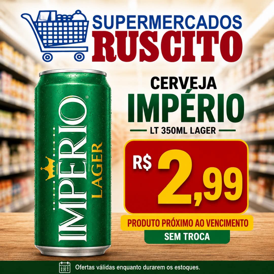 🍺🔥 Quintou com oferta especial no Ruscito!
