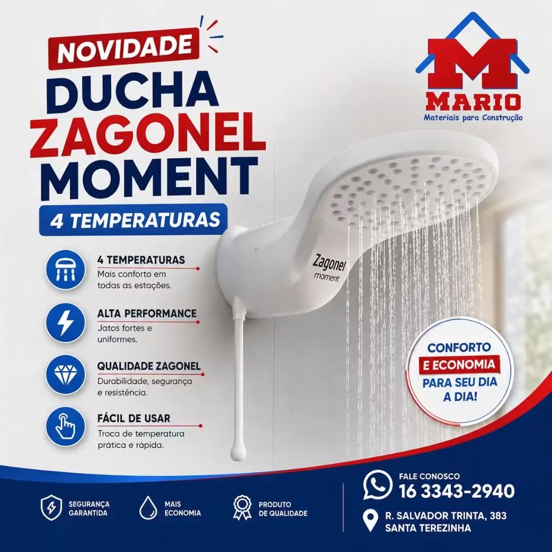 🚿✨ Novidade no Mário Materiais de Construção!