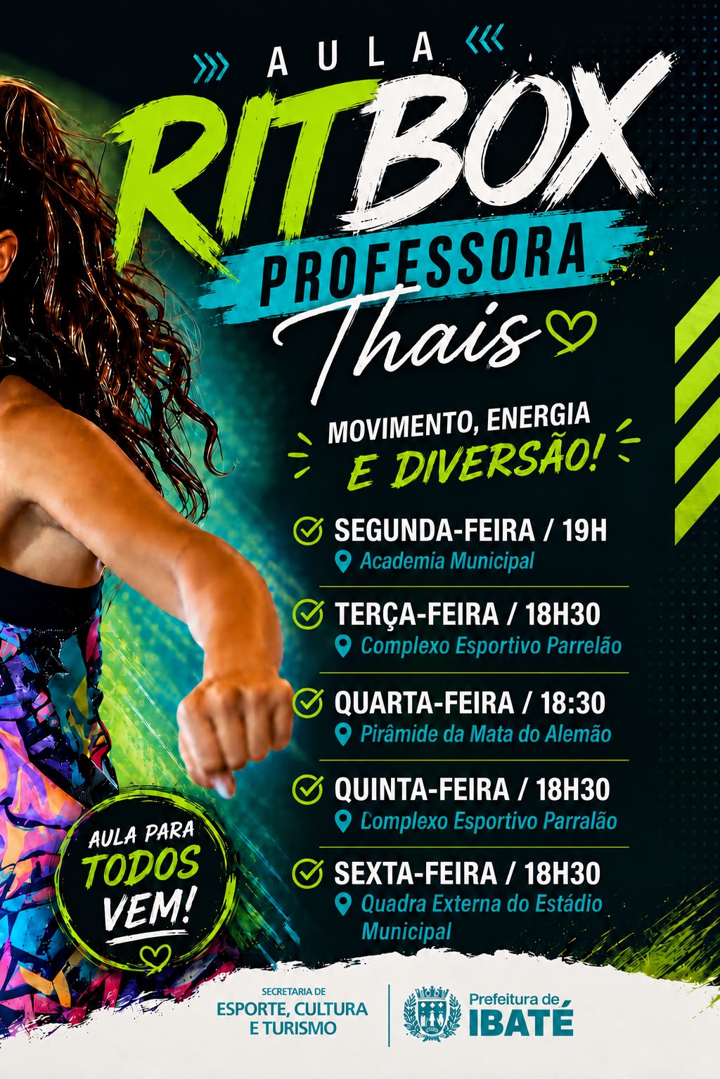💃 Ibaté tem Ritbox gratuito de segunda a sexta-feira!