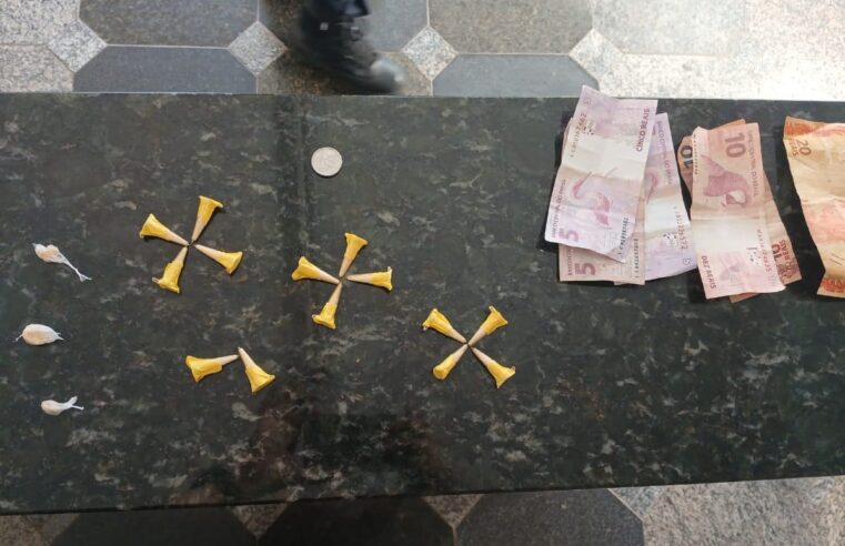 🚨 GCM apreende cocaína e crack durante abordagem no Jardim Cruzado