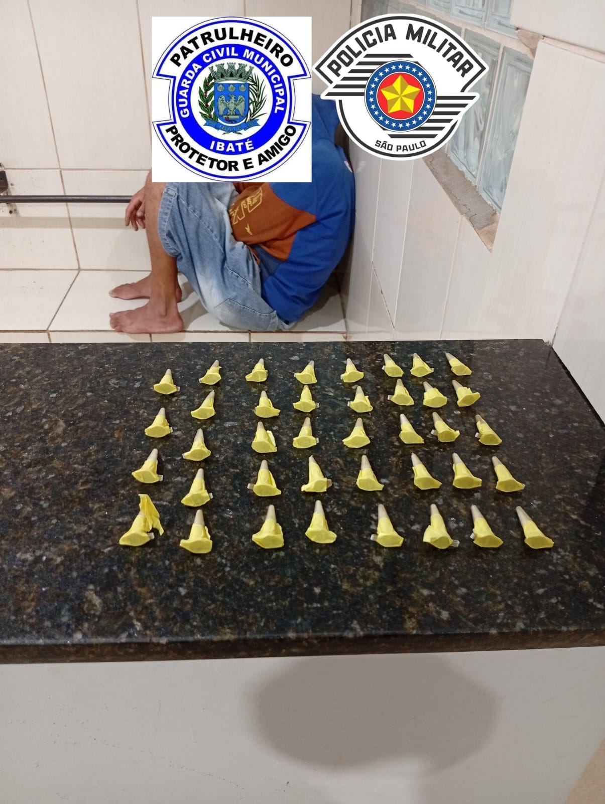 🚨 GCM apreende 39 pinos de cocaína durante abordagem no Jardim Cruzado