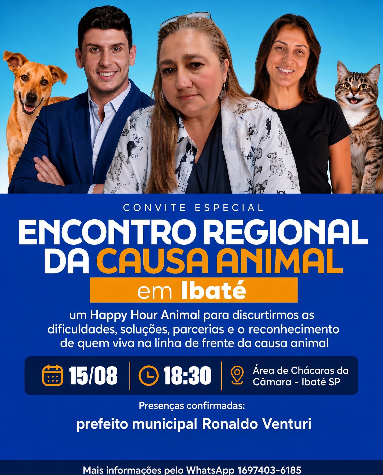 🐾 IBATÉ E REGIÃO: A CAUSA ANIMAL PRECISA DA PARTICIPAÇÃO DE TODOS!