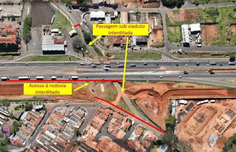 📌 Viaduto do Jockey Club será interditado para obras das marginais da SP-310