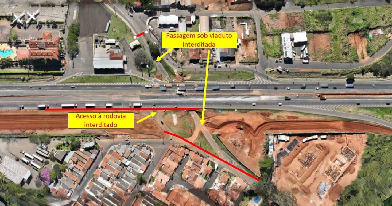📌 Viaduto do Jockey Club será interditado para obras das marginais da SP-310